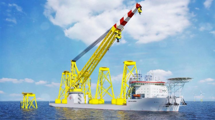 Jan De Nul ordered a heavy lift crane vessel from a Chinese shipyard