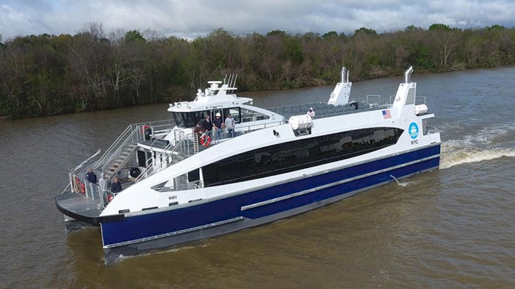 Low emission Incat Crowther ferries delivered to NYC Ferry