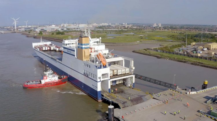 New freight ferry port on the Thames passes dress rehearsal