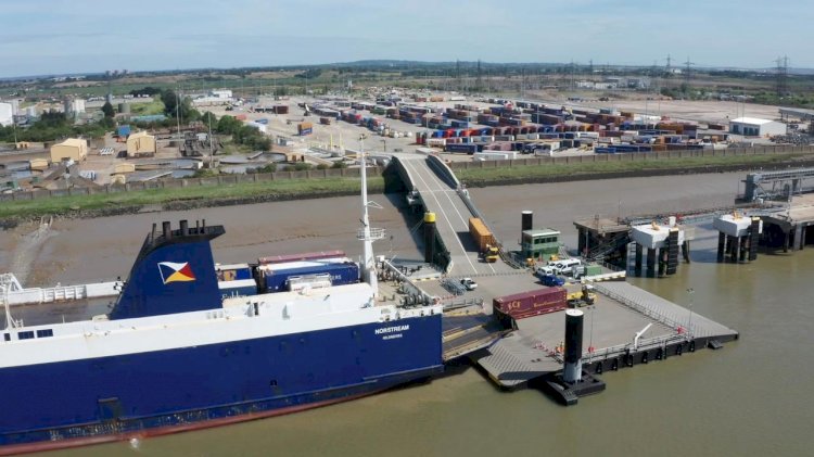 New driver-free freight ferry terminal now open for business in Tilbury
