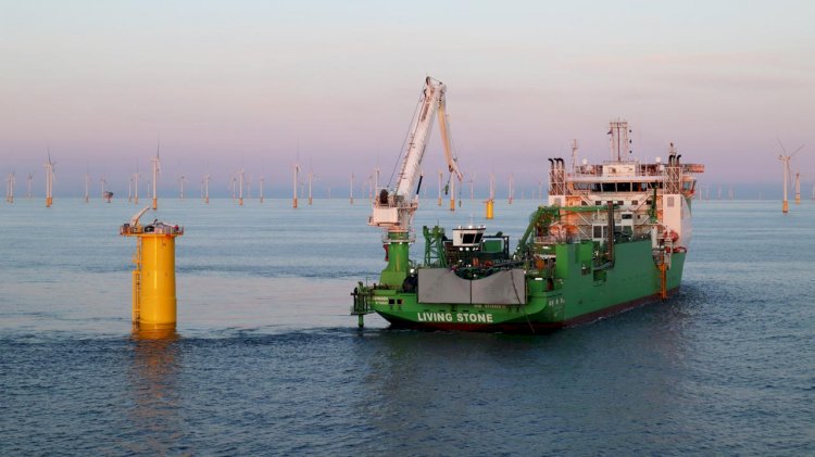 DEME completed the cable laying works at the SeaMade offshore wind farm
