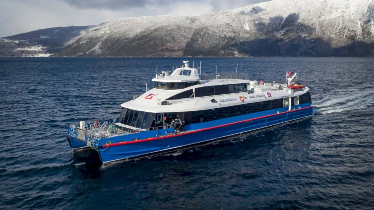 Brødrene Aa delivers high-speed all-electric ferry