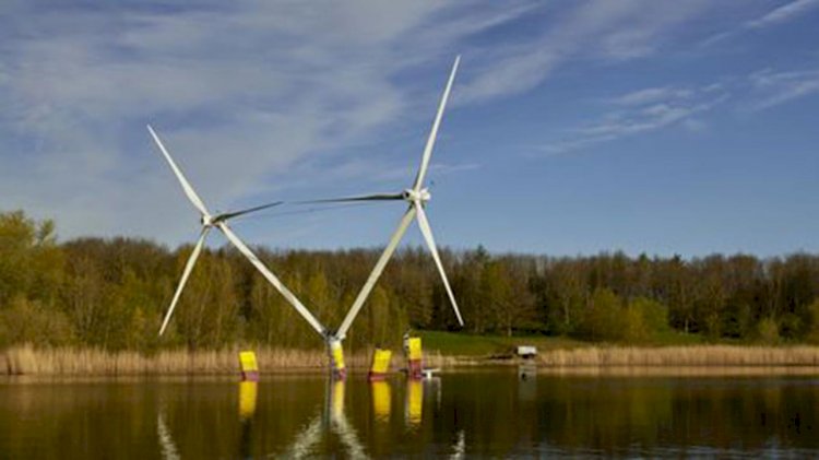 EnBW and aerodyn test model for floating wind turbines for first time in Germany