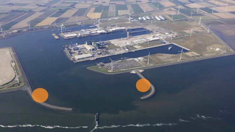 Pondera and Rebel take over the wind project at the breakwaters in the Eemshaven