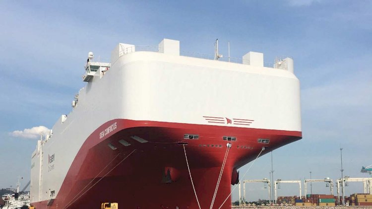 World’s largest super-eco ship completes maiden voyage