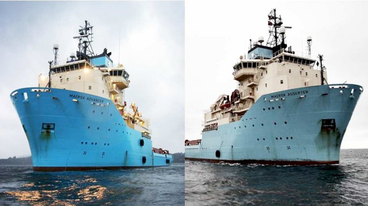 Maersk Supply Service has sold two of its Anchor Handler Tug Supply Vessels