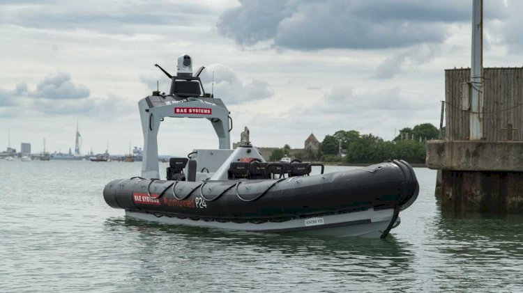 Royal Navy launches "smart boat"