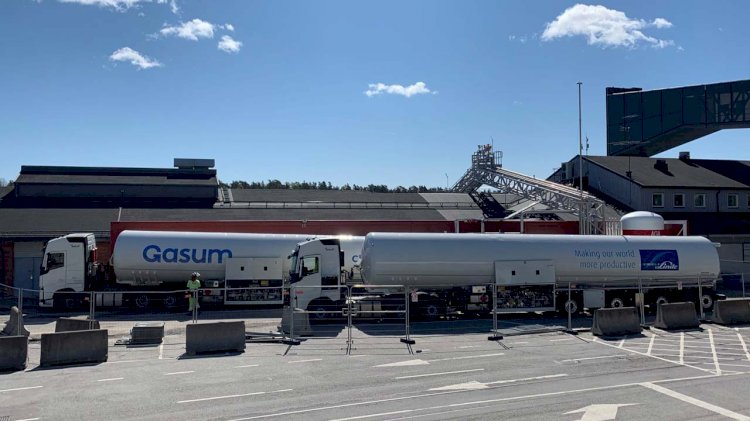 Gasum opened a new shipping fuel station at Ports of Stockholm