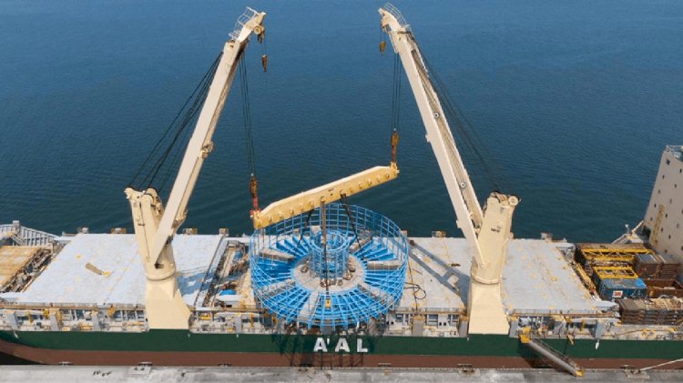 AAL transports giant cable carousel for Taiwan offshore clean energy project