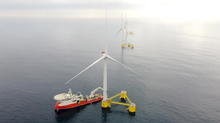 First floating wind farm in continental Europe is now fully operational