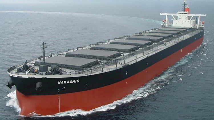 Capesize bulker “Wakashio” aground off Mauritius