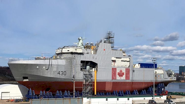 HMCS Harry DeWolf officially delivered to the Royal Canadian Navy