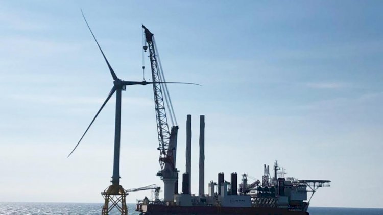 Jan De Nul installed the first offshore wind turbine for TPC offshore wind farm