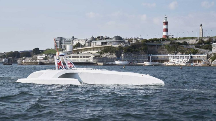 Robot research ship from ProMare and IBM takes to sea