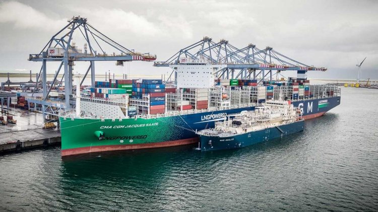 Total and CMA CGM complete world’s largest LNG bunkering operation at Port of Rotterdam