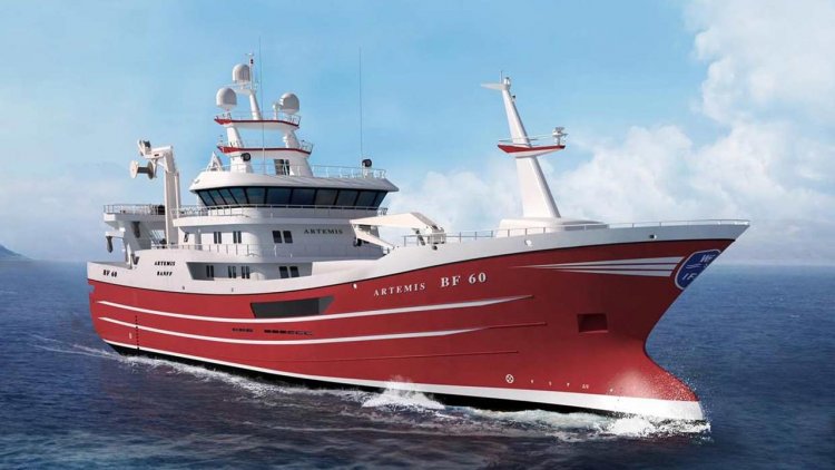 Kongsberg to supply SIMRAD sonar equipment for a new 75m Pelagic trawler Artemis