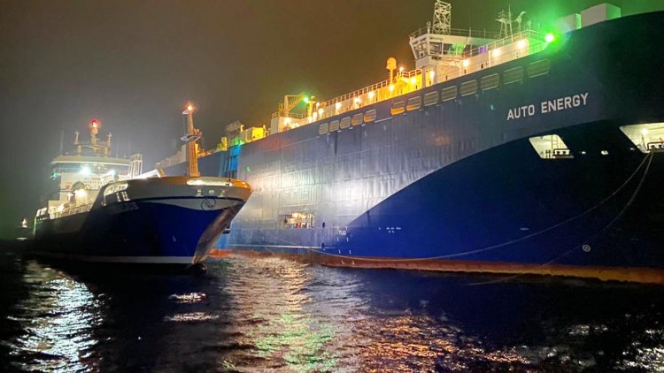 First ship-to-ship LNG -LBG blend bunkering conducted to cargo vessel