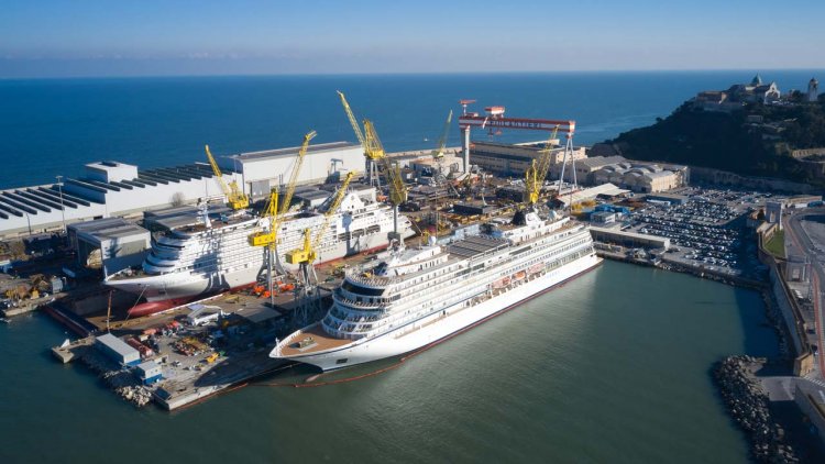 New ship Silver Dawn floats out in Ancona