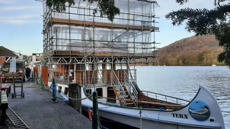 Windermere Lake Cruises’ oldest vessel given new navigation bridge for 130th birthday year