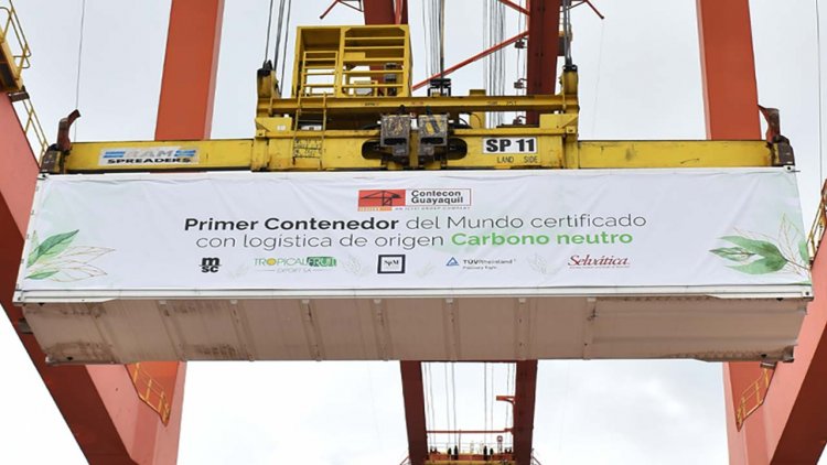 Contecon Guayaquil handles first carbon-neutral container shipment in the world