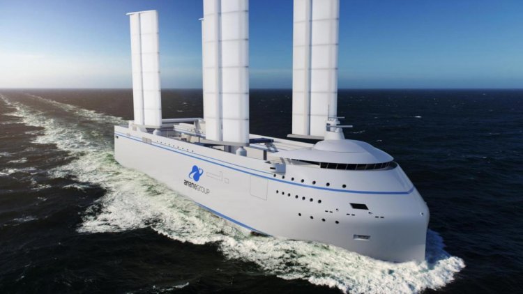 Neptune starts to build the first large Sailing Cargo Vessel Canopée ever made