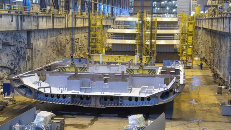 Helsinki Shipyard laid the keel of the second luxury expedition cruise ship