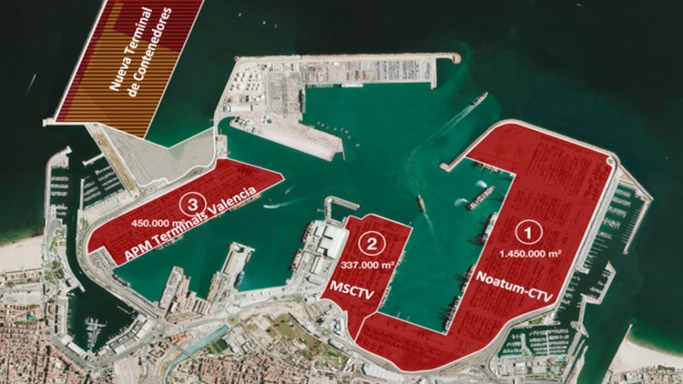 New container terminal at the Port of Valencia will reduce CO2 emissions by 98%