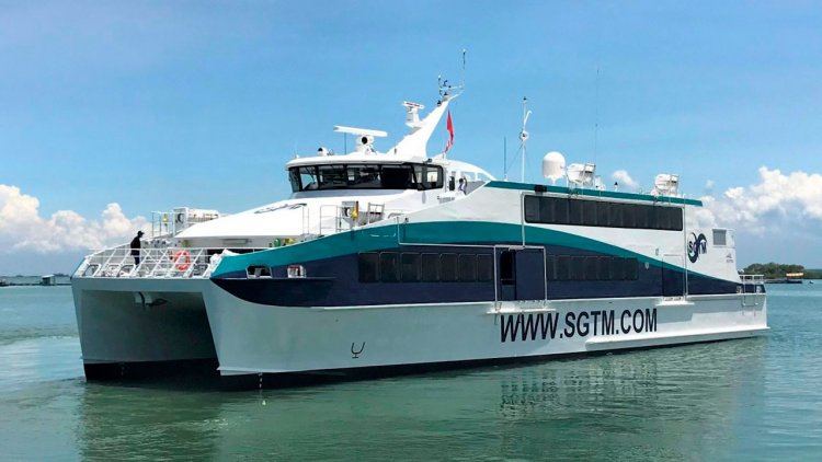 Austal Vietnam delivers 41 metre catamaran ferry to SGTM Mauritius
