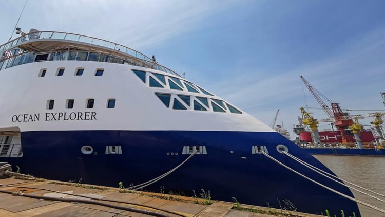 Delivery of the next X-BOW expedition cruise vessel from CMHI