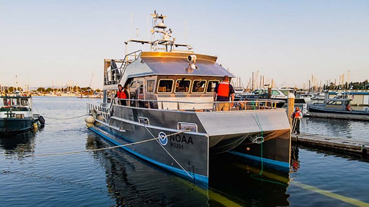AAM launches 50’ research vessel for NOAA