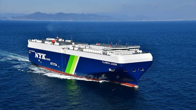 NYK took delivery of new LNG-fueled PCTC