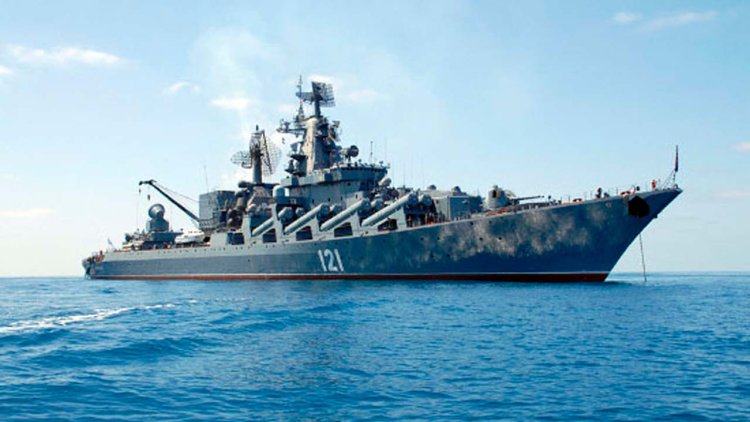 Russian navy evacuates flagship in Black Sea. Ukraine claims it was hit by a missile
