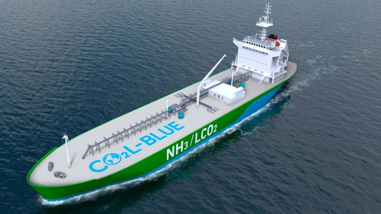 Mitsubishi completes conceptual study for ammonia/LCO2 carrier