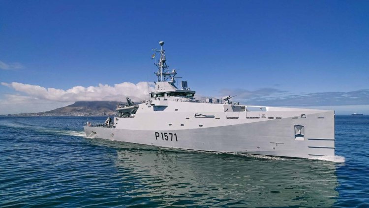 Damen delivers first of three MMIPVs to South African Navy
