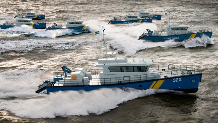 Damen builds seven Carbon Fibre Patrol Vessels for Swedish Coast Guard
