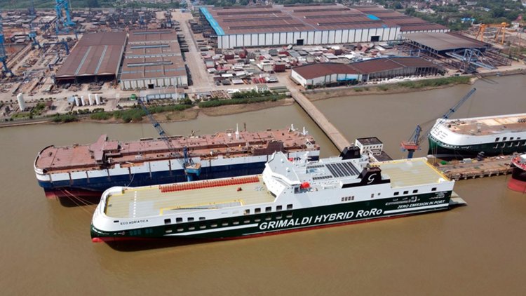 The Eco Adriatica enters the Grimaldi fleet