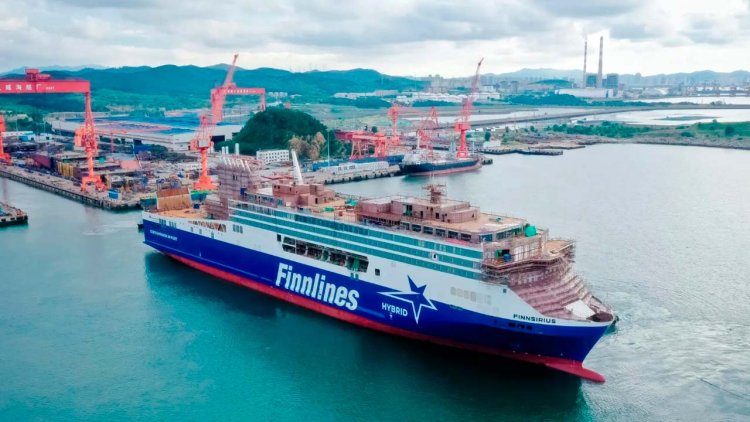 Finnlines' Superstar ro-paxes celebrate launching and keel laying