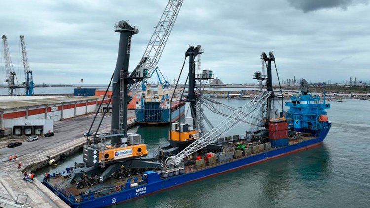 Noatum completes the setup of new port cranes in three of its terminals