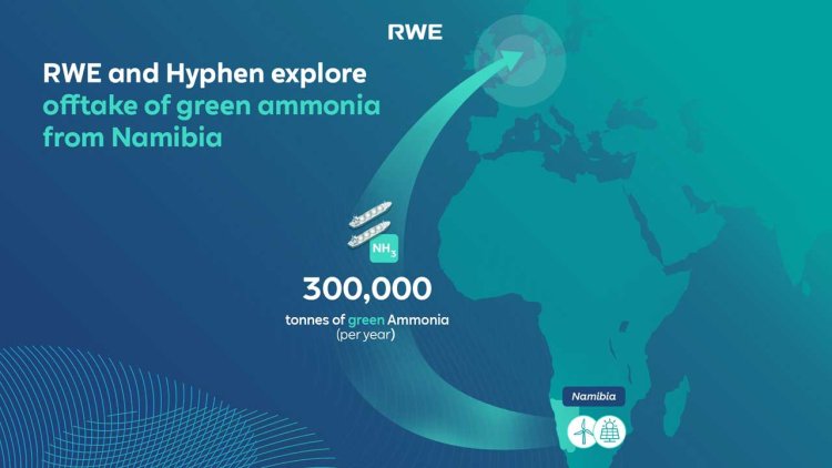 RWE and Hyphen explore offtake of green ammonia from Namibia