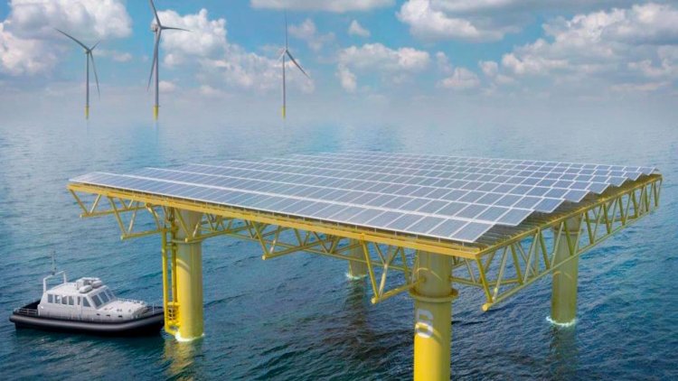 Jan De Nul, Tractebel, and DEME present new offshore floating solar technology