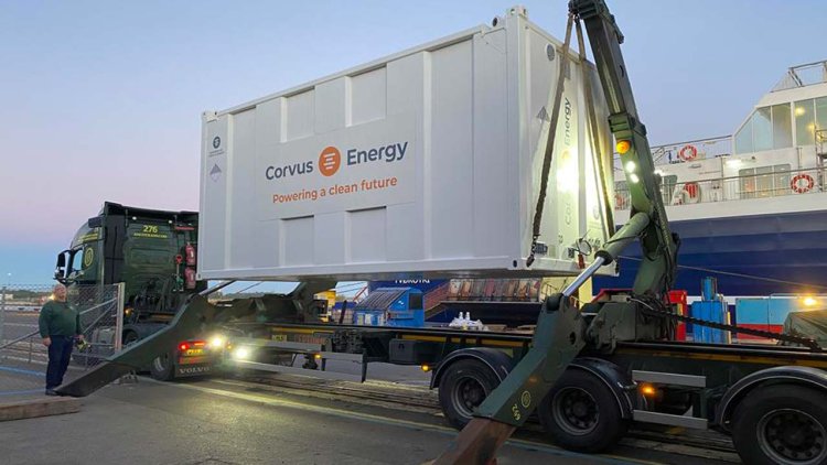 Corvus Containerized battery room awarded Type Approval from DNV