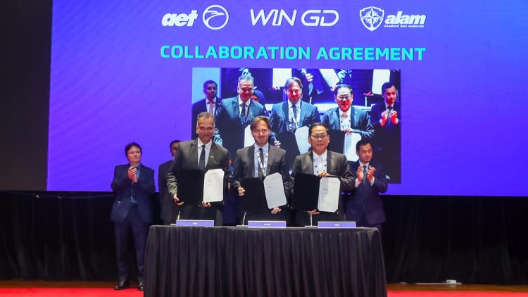 WinGD and AET sign ammonia engines and training collaboration agreement