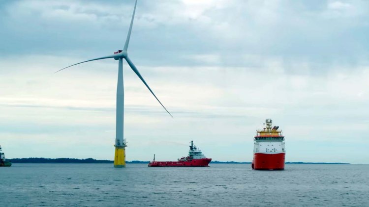 The world's largest floating offshore wind farm officially opened