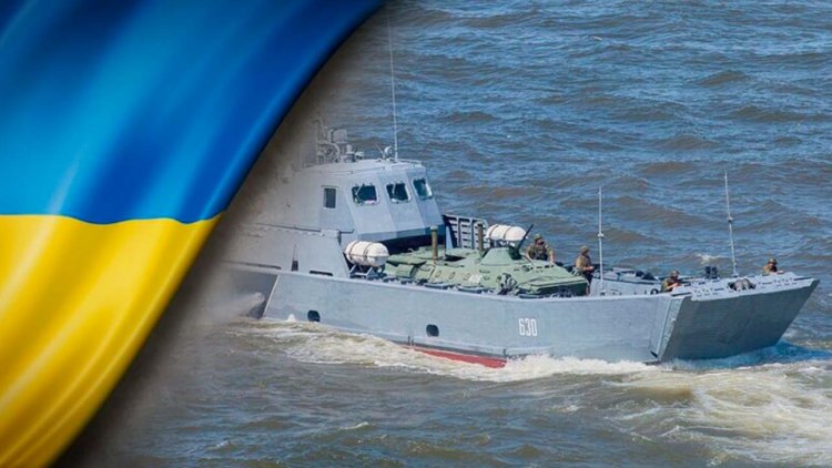 Ukraine claims it hit two Russian landing craft in Crimea with sea drones