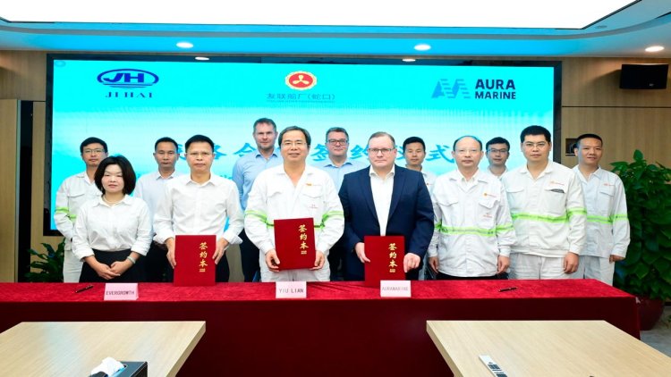Auramarine signs agreement with Yiu Lian Dockyards and Guangzhou Jihai