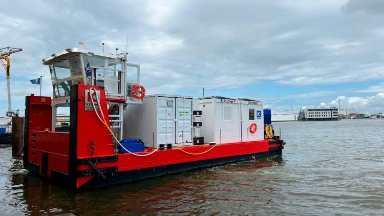Kotug selected EST-Floattech for the containerized battery system for fully electric pusherboat