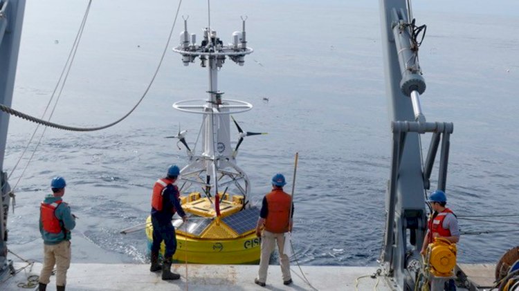 Irminger Sea: The buoy meteorology system returned a wealth of scientific data