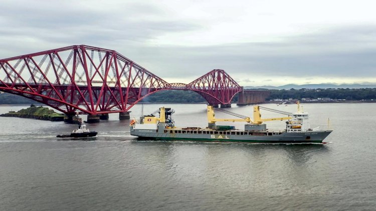 UK’s first eco hopper arrived at the Port of Rosyth
