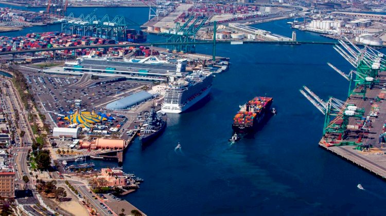 Port of Los Angeles cuts emissions from ships, harbor craft and cargo handling equipment