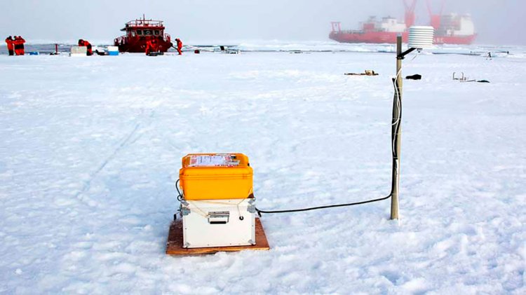 Scientists use SAMS' technology to measure arctic sea-ice melting